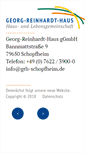 Mobile Screenshot of grh-schopfheim.de